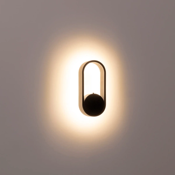 Wall light Ovale HV8080T-BLK LED 7W TRI Colour Dimmable
