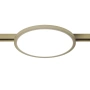 Track opal light GLORIO Brass 48V 15W 3K
