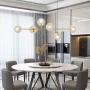 Pendant lamp Ivy 6lt E27 L125 GLD