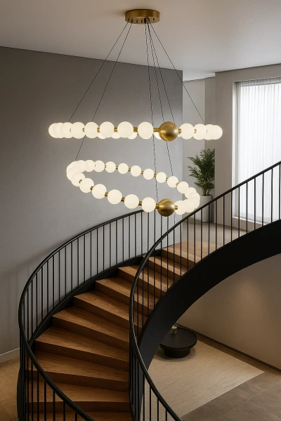 Pendant lamp Cloud 2 P52 LED 45W 3CCT BRS