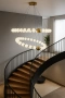 Pendant lamp Cloud 2 P52 LED 45W 3CCT BRS