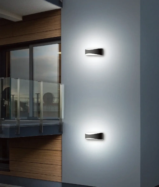 Wall light APIS 02 LED Up-Down IP65 WHT