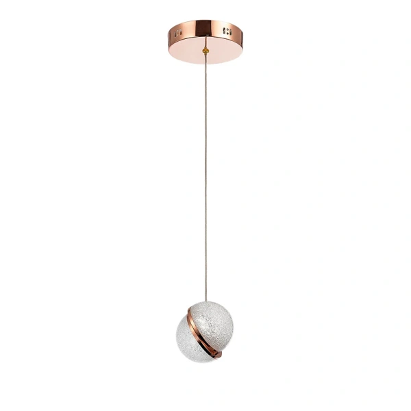 Pendant lamp Saturn LED 6W CCT Dim D18 Rose Gold remote