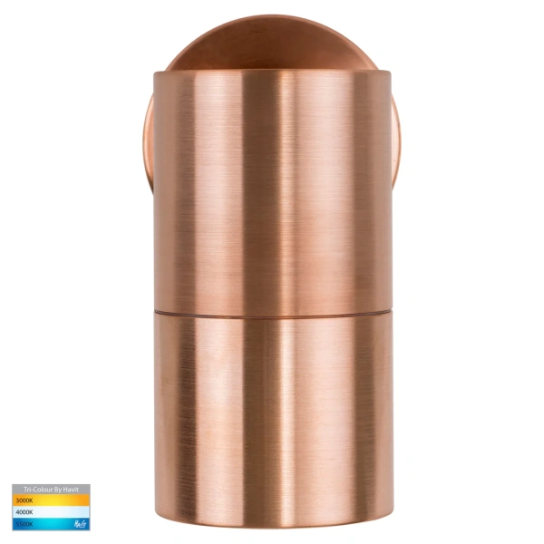 Wall light Tivah Solid Copper 3CCT Fixed Down HV1117GU10T IP65