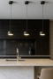 Pendant lamp RONDO P1 BK
