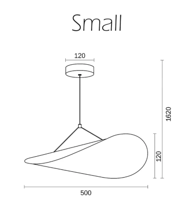 Pendant lamp Arca Small LED 18W