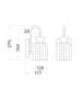Wall light Sino E27 40W BRS