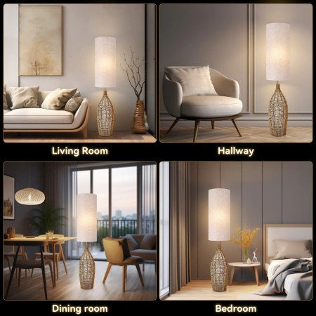 Floor lamp Tilda E27 WH-HMP