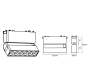 Track Spot Lens Adjustable Z3035-6.24.CCT.BK 48V 6W WIFI