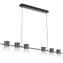 Pendant lamp Tipico 6 130 LED 36W 3K BK