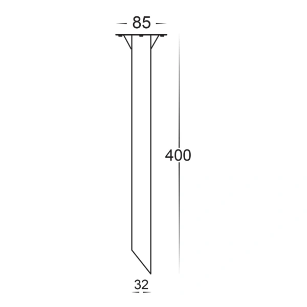 Stainless Steel 316 Bollard spike HV1607
