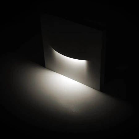Wall light Lisca 3W 3CCT 240V SQUARE LED BLK