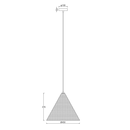 Pendant lamp Hikari Small E27