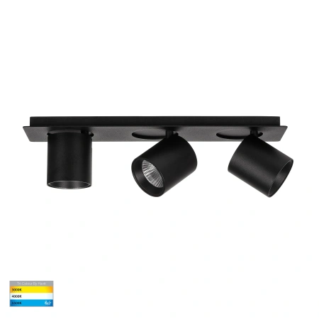 Wall light Sbarra Bar 3 Light 3CCT BLK