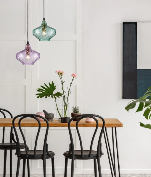 Pendant lamp CAMPANA 4 E14 D20 GN