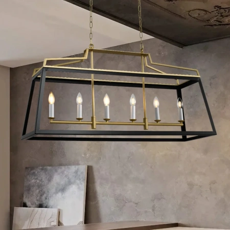 Pendant lamp MONTEAL 6 E14 AGBK