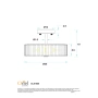 Pendant lamp Worth Satin E14 BRS