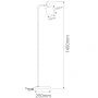 Floor lamp MARISOL-FL 22523