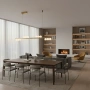 Pendant lamp Aurion Marble L150 BRS