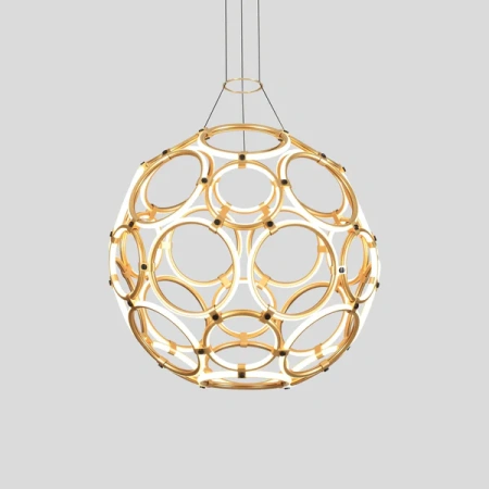 Pendant lamp Aras ball LED 60W 3CCT BLK