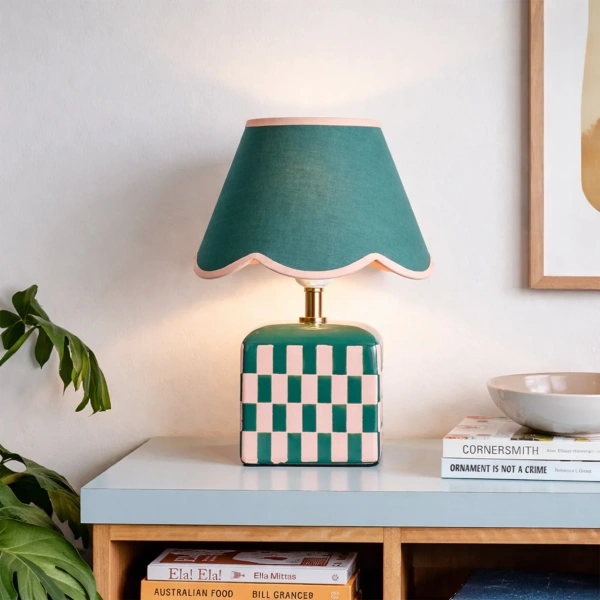 Table lamp Valentina Ceramic E27 Green
