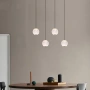Langdon-4 Light Bar LED Pendant Black 5K