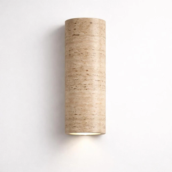 Wall lamp Nest round Travertine GU10 NT