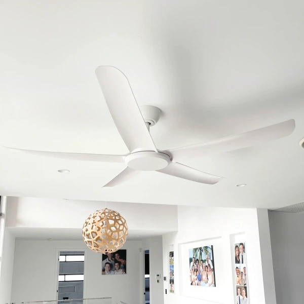 Ceiling Fan Flatjet 3-4-5 blades WHT 52