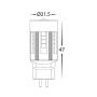 Globe HV9518 G5.3 LED 3W 12V 3000K