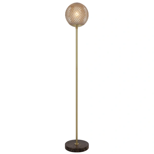 Floor lamp ELWICK E27 D250 CHOC MARBLE