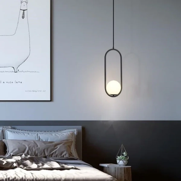 Single pendant DACARAN-1PRod Black