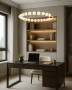 Pendant lamp Cloud P52 D80 LED 25W 3CCT BRS
