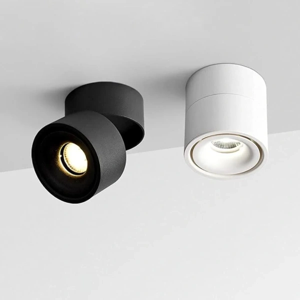 Surface downlight Savy S WHT adjustable Cylinder LED 10W 3CCT