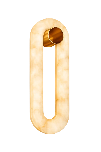 Wall light Monzo W1 Alabaster Spanish Marble LED 15W CCT BRS