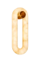 Wall light Monzo W1 Alabaster Spanish Marble LED 15W CCT BRS