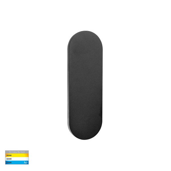 Wall light Barline Shadow Oval LED 6W 3CCT BLK