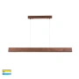 Pendant lamp Opex Walnut Timber L180 LED 28W 3CCT Dim