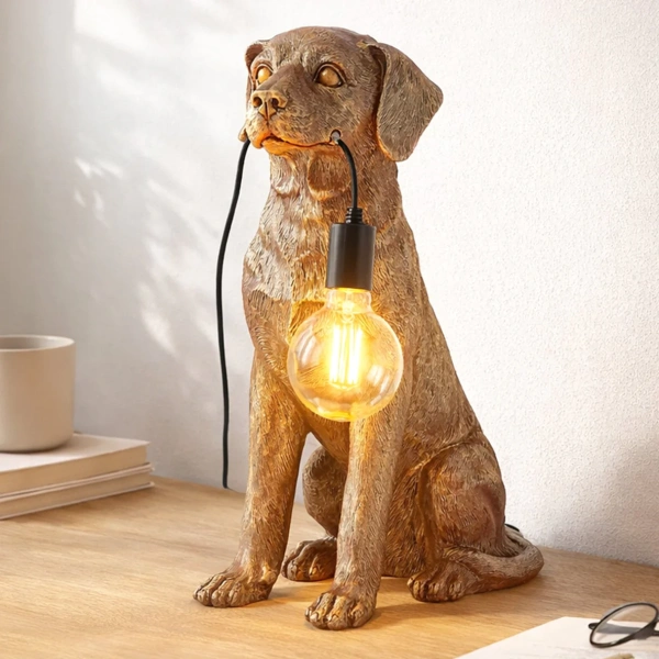Table lamp Golden Retrieve LED Gold