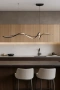Pendant lamp Famous linear 2 P3 LED 30W 3CCT L1600 BK