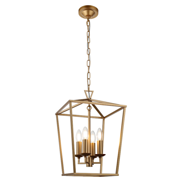 Pendant Light Perigan 4LT E14 GLD