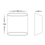 Wall light Contec LED 10W 3CCT IP65 HV3662T-BLK