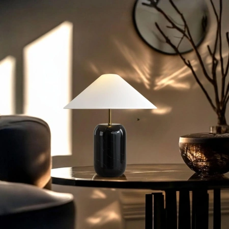 Table lamp Petra solid marble E27