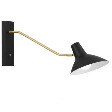 Wall light FARBON LONG E27 BLK