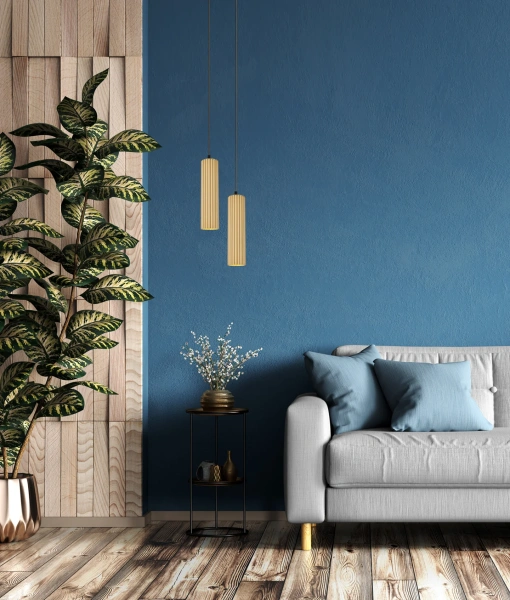 Pendant light KOLONNE 03 GU10 D6.5 GLD