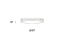 Track opal light GLORIO Brass 48V 15W 3K