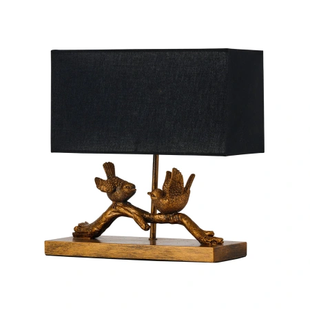 Table lamp Birds on Branch LED Gold
