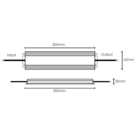Driver LED VDX100W 100w 12v IP67