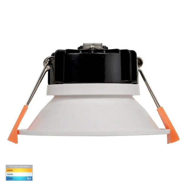 Recessed downlight Gleam WHT Fixed 3CCT LED 9W IP54