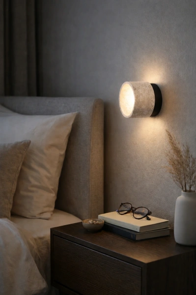 Wall lamp Colli Travertine E27 BL