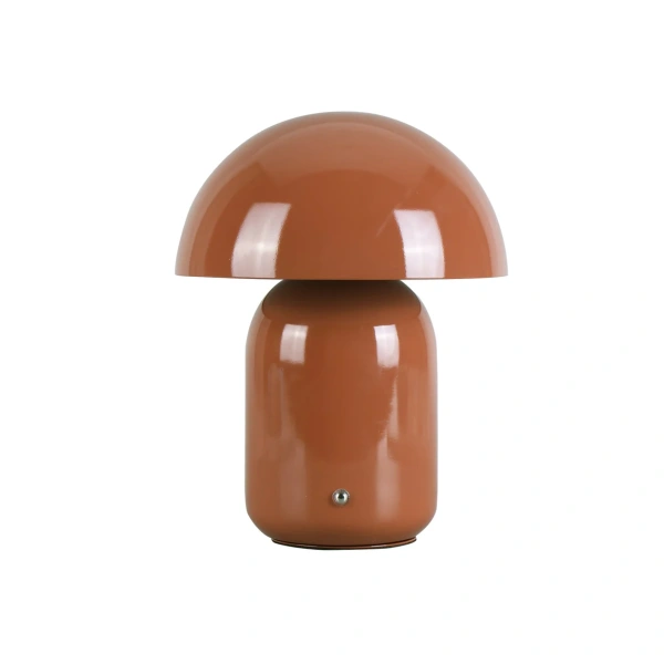 Table Lamp Mushroom LED CCT Dim Rechargeable Clay